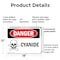 Signmission Cyanide Danger Sign, Plastic, 18in W x 12in L, 2PK OS-2PACK-DS-P-1218-L-2004 - alternate 4
